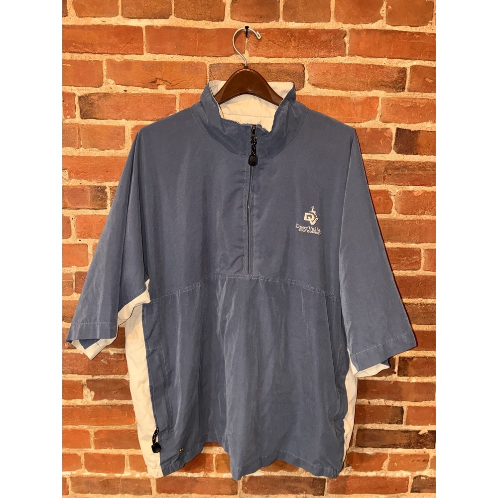 Deer‎ Valley Golf Course 1/4 Zip Pullover Mens Blue
